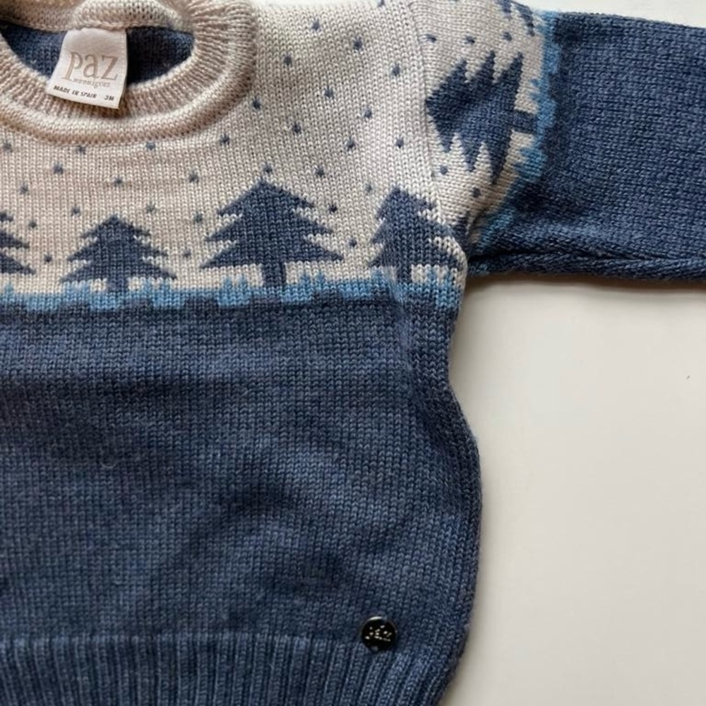 100% wool, Made in Spain, Paz Rodriguez sweater - Picture 6 of 9